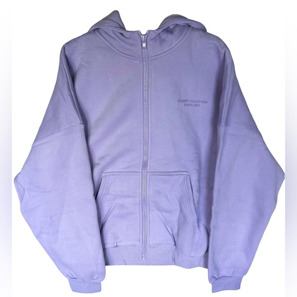 NWT COMFRT Pastel Zip Hoodie- Unisex Size Small - Picture 4 of 8